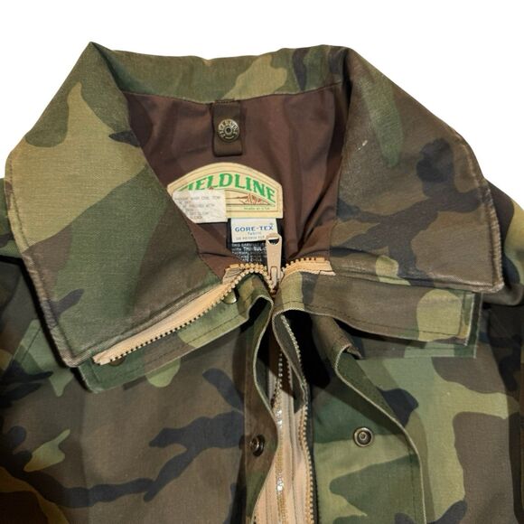 90s Vintage Fieldline USA Gore-Tex Thinsulate Camo Hunting Jacket Men’s L - Picture 3 of 16